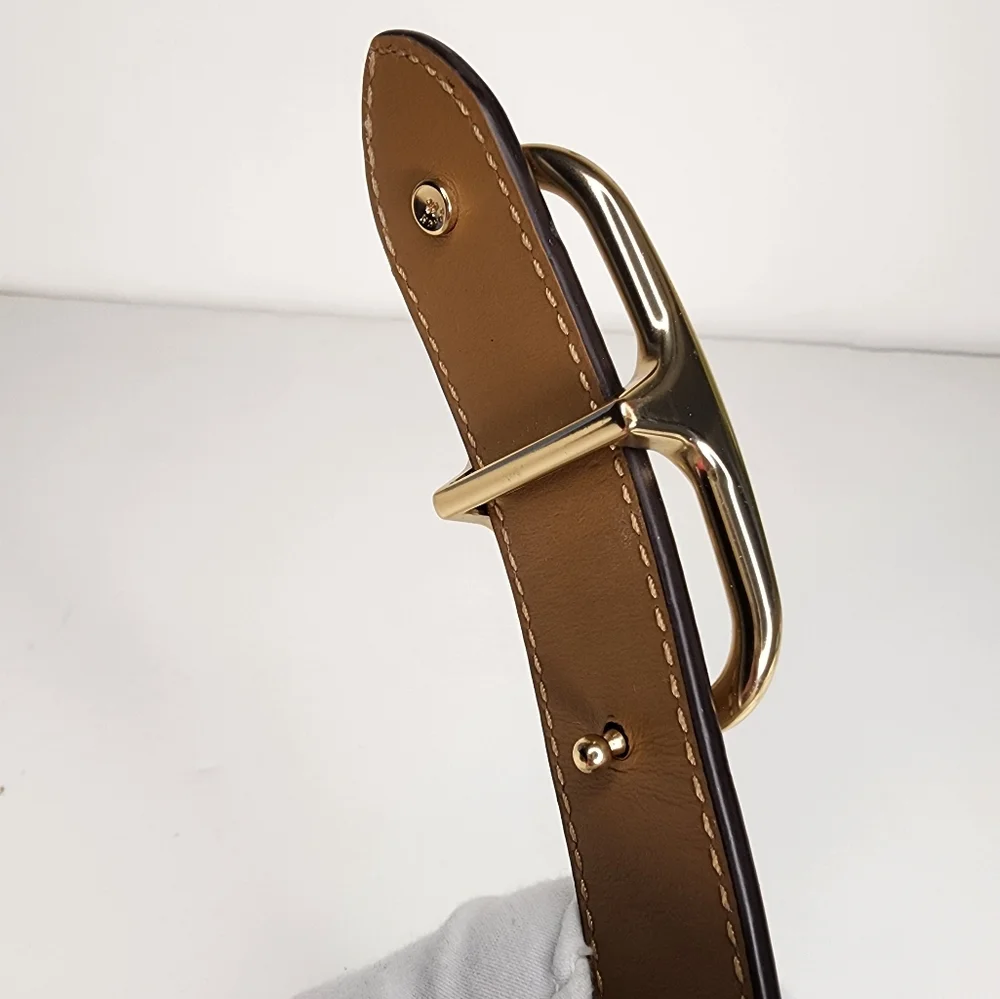 Coach Morgan Rectangle Buckle Belt - Picture 12 of 14